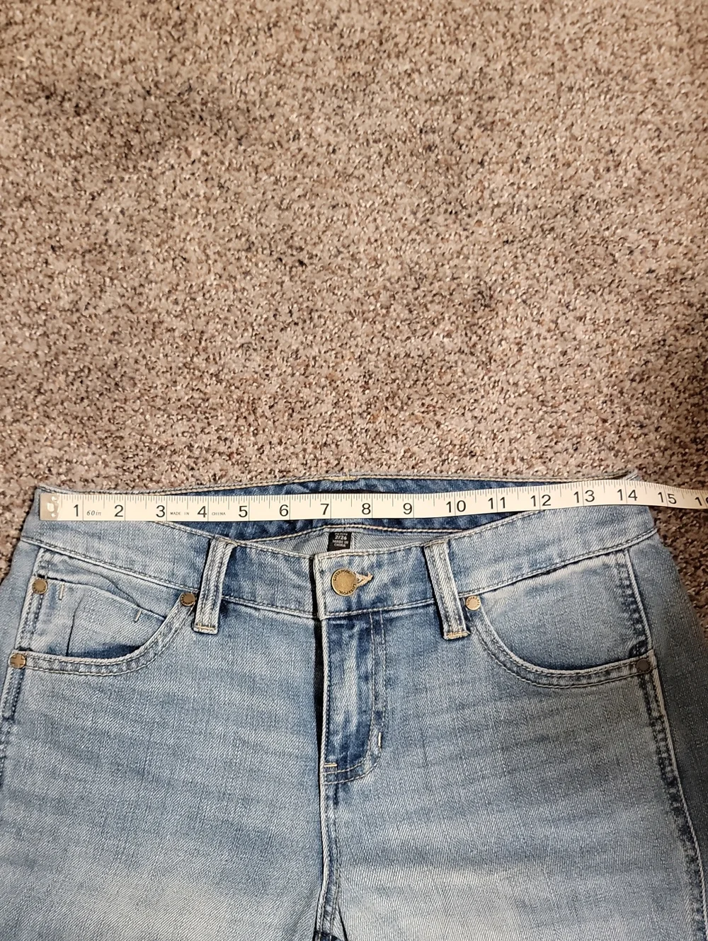 Liverpool Light Blue Barrel Crop Jeans
